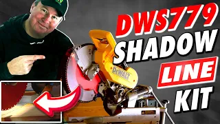 DEWALT MITER SAW LED SHADOW LIGHT KIT FOR DWS779 -12" SLIDING COMPOUND SAW. AMAZING $79 UPGRADE!!