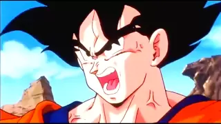 DBZ Goku Turns Super Saiyan In Front the Androids