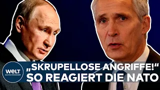 PUTINS KRIEG: "Skrupellose Angriffe!" So reagiert die NATO auf die jüngsten Raketenattacken