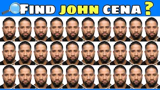 👀 See and Find John Cena ? [ WWE QUIZ ] Find The Rock , Randy Orton , Roman Reigns ? wwe 2024 quiz .