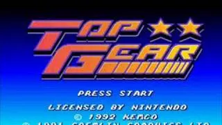 Top Gear - Track 1 (Super Nintendo)