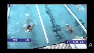 Michael Phelps 15 years old   2000 US Olympic Trials   200m Fly   1'57 48