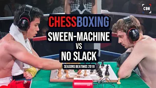 Chessboxing | Sween-Machine vs No Slack | Season's Beatings 2018 | Chess Boxing