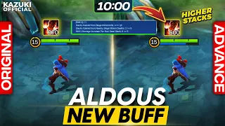 THIS ALDOUS BUFF IS CRAZY | SAY BYE TO ALDOUS MID | HIGHER STACKS