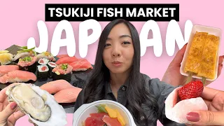 Eating at the Tsukiji Fish Market in Japan (Japan Travel Guide)