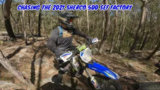 Enduro Single Trail Ride Chasing The 2021 Sherco 500 SEF Factory