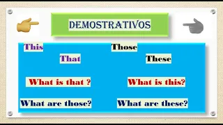 Demonstratives Pronouns, THIS, THAT, THESE, THOSE