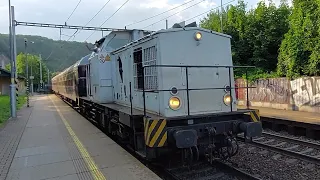 Vlaky Řež a nečekaný bonus, 4.7.2022 / trainspotting