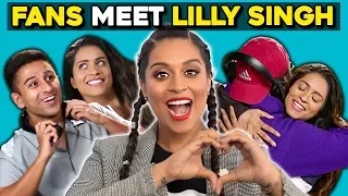 Generations React To And MEET Lilly Singh