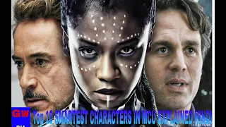 Top 10 SMARTEST CHARACTERS //IN MCU EXPLAINED IN HINDI // With Super Unum