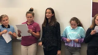 6th Grade STudent Council Speeches