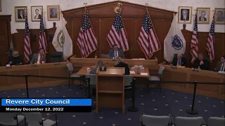 Revere City Council Meeting (12/12/22)