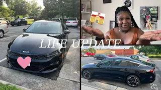 LIFE UPDATE | I BOUGHT A NEW CAR!!! | Payments, Down Payment, Credit Score | KIA K5 GT LINE FWD