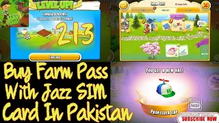 Hay Day Buying Farm Pass With Jazz SIM Card In Pakistan | How to Buy Farm Pass In Hay Day | #Hayday