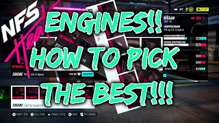 NFS HEAT - Engines Explained - How to pick the best engines!