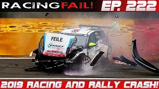 Racing and Rally Crash Compilation 2019 Week 222