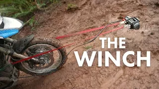 How to Use a Motorcycle Winch - Recover a Heavy Adventure Bike