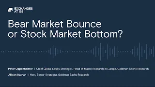 Bear Market Bounce or Stock Market Bottom?