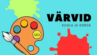 VÄRVID | UUS VERSIOON| Värvid ainsuses ja mitmuses eesti keeles | Väikelastele