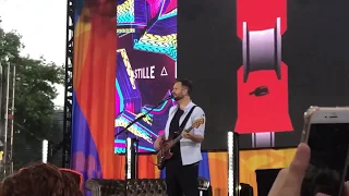 Bastille Pompeii rehearsal 6/21/19 GMA Central Park