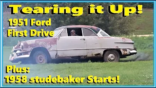 First Drive Since 1965! 1951 Ford Victoria: Flathead Fun, and 1958 Studebaker V8: Will it Run?