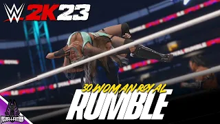 WWE 2K23: 30 Woman Royal Rumble Match #WWE2K23