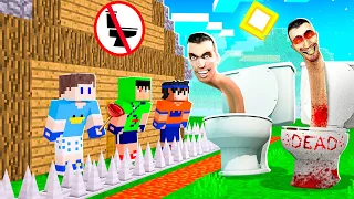 AS PRIVADAS SKIBIDI INVADIRAM O MUNDO DO MINECRAFT!! (Skibidi Toilet)