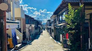 【4K HDR】Morning Walk in Residential Japanese Neighborhood | Kyoto Summer 2021 | 京都の散歩