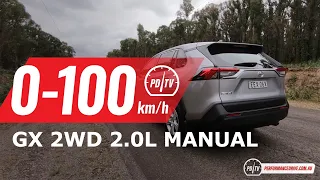 2020 Toyota RAV4 (2.0L) manual 0-100km/h & engine sound