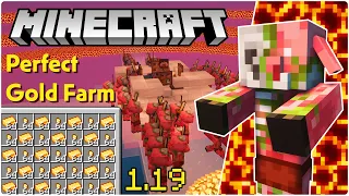 High Efficiency Gold XP Farm | Minecraft 1.19 Tutorial