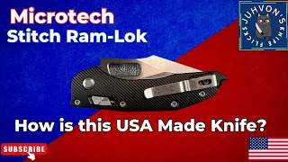 The Microtech Ram-Lok Stitch……….is it good?