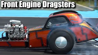 Vintage Front Engine Dragsters and Altered Cars of Yesteryear