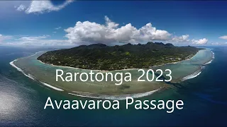 Exploring  Rutaki Passage in Rarotonga by Drone