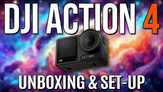 DJI OMSO ACTION 4 UNBOXING | FIRST TIME SET-UP TUTORIAL