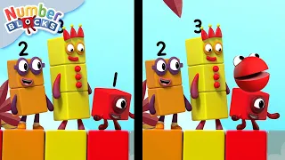 Halloween Pattern Palace | Spot the Difference | Learn to Count | @Numberblocks