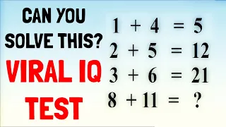 "Only 1 In 1000 Can Solve" The Viral 1 + 4 = 5 Puzzle | Viral IQ Test for Genius Only