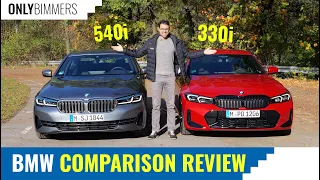 2022 BMW 3 Series vs 5 Series - Mid-Size & Full-Size Business Sedans Comparison !