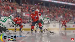 Washington Capitals vs Dallas Stars 4K! Full Game Highlights NHL 22 PS5 Gameplay