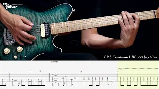 Whitesnake - Crying in the Rain Guitar Lesson With Tab Part.1/2(Slow Tempo)