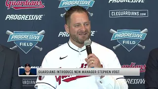 Cleveland Guardians introduce new manager Stephen Vogt - FULL PRESS CONFERENCE