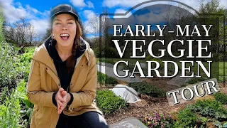 Vegetable Garden Tour Early-May 2021:  Zone 6a, Ohio