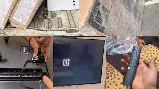New OnePlus U series 55inch TV🔥😍Unboxing | How to Install it at home by own🔥Jainish Dagar