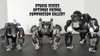 Studio Series Leader Optimus Primal Figure - Photo Comparison Gallery - Rodimusbill Video