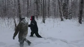 Тайга. Поездка на зимовье...