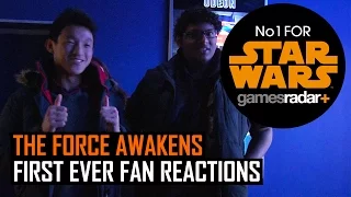 Fans react to first showing of The Force Awakens
