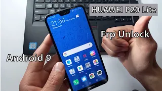 Huawei P20 Lite (ANE-LX1)Android 9 FRP/Google Lock Bypass Without PC/ تجاوز البريد الالكتروني بعد...