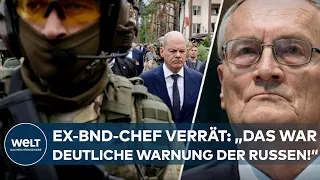 SCHOLZ, DRAGHI, MACRON IN KIEW: "Das war eine deutliche Warnung der Russen!" - Ex-BND-Chef Hanning