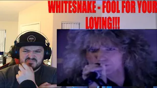 WHITESNAKE - FOOL FOR YOUR LOVING (OFFICIAL MUSIC VIDEO) (REACTION!!!)