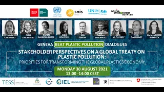 Panel 1: Stakeholder perspectives on a global treaty on plastic pollution...