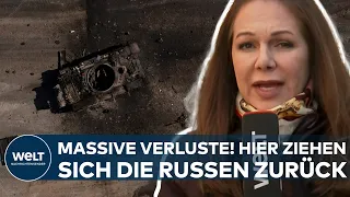 UKRAINE-KRIEG: "Russlands Verluste so massiv, dass man sich auf russisches Gebiet zurückgezogen hat“